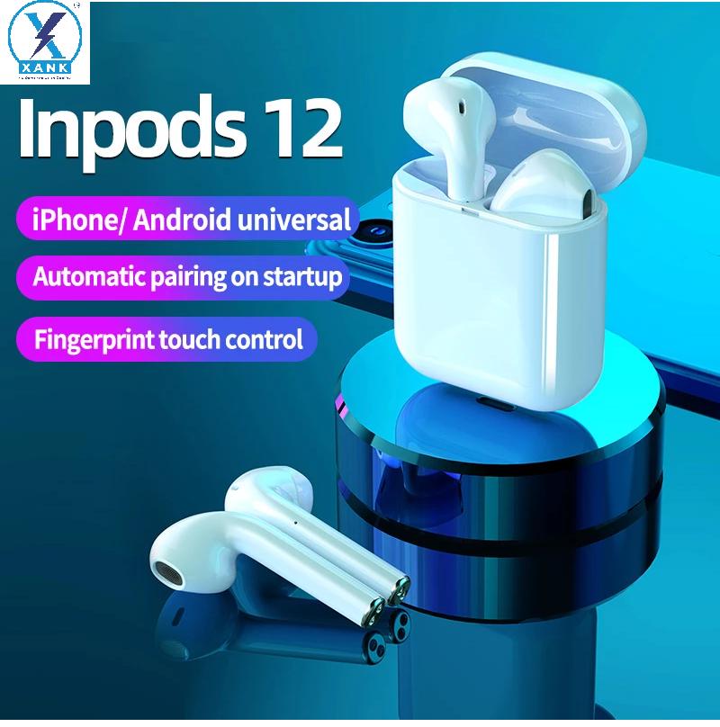 XANK TWS I12 InPods 12 Wireless Airpods with Mic Bluetooth Headset