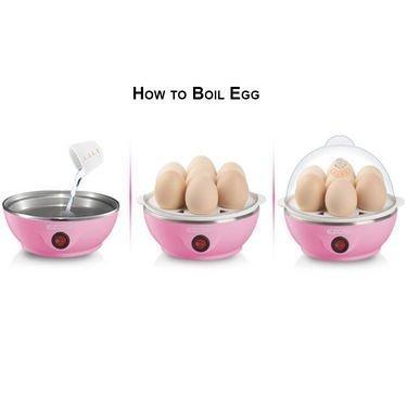 7 Egg Electric Boiler For Steaming, Cooking, Boiling and Frying