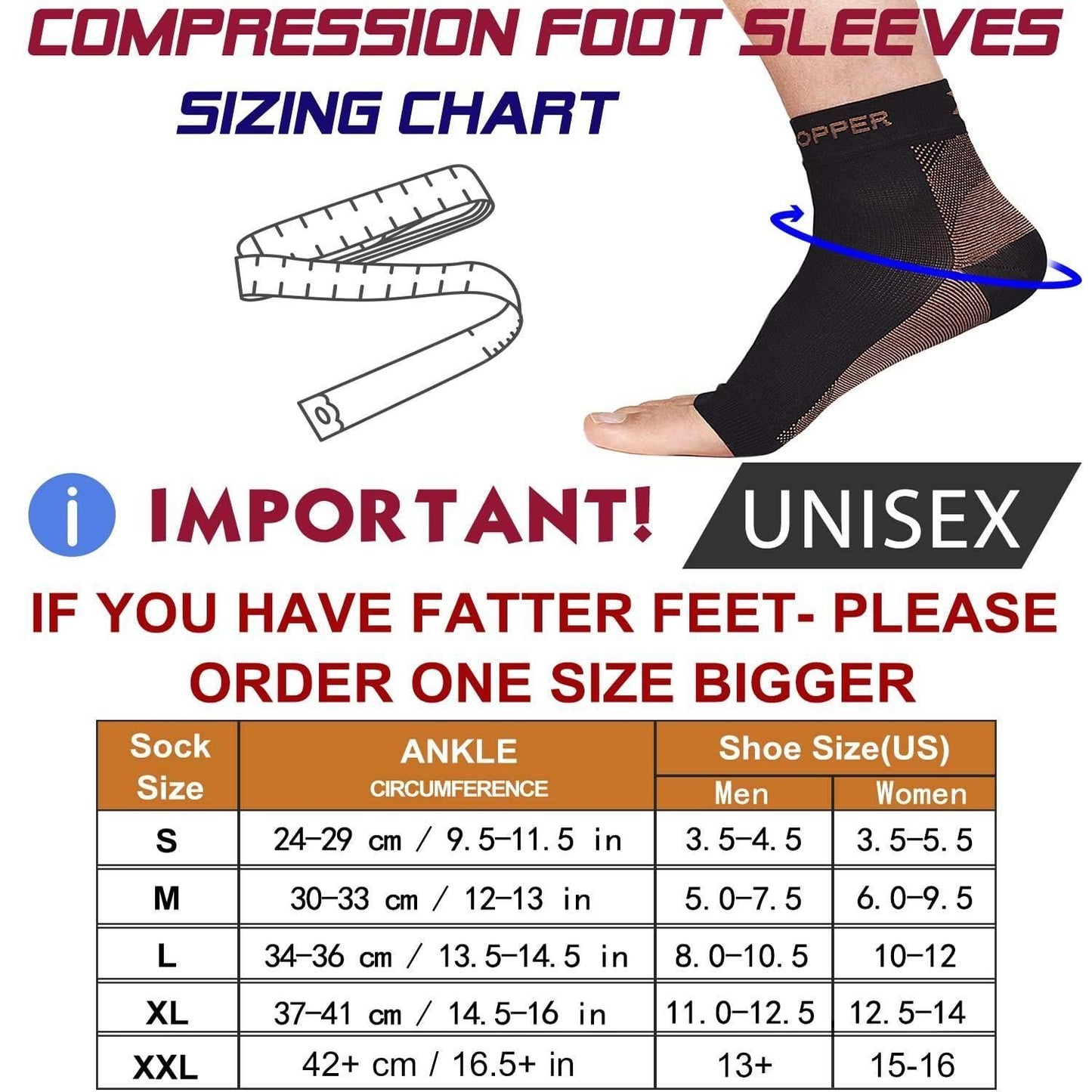 Compression Recovery Foot Sleeves