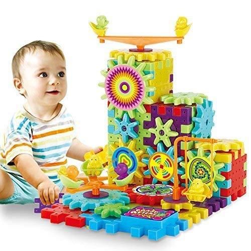 Battery Operated 81pc Building Blocks for STEM Learning