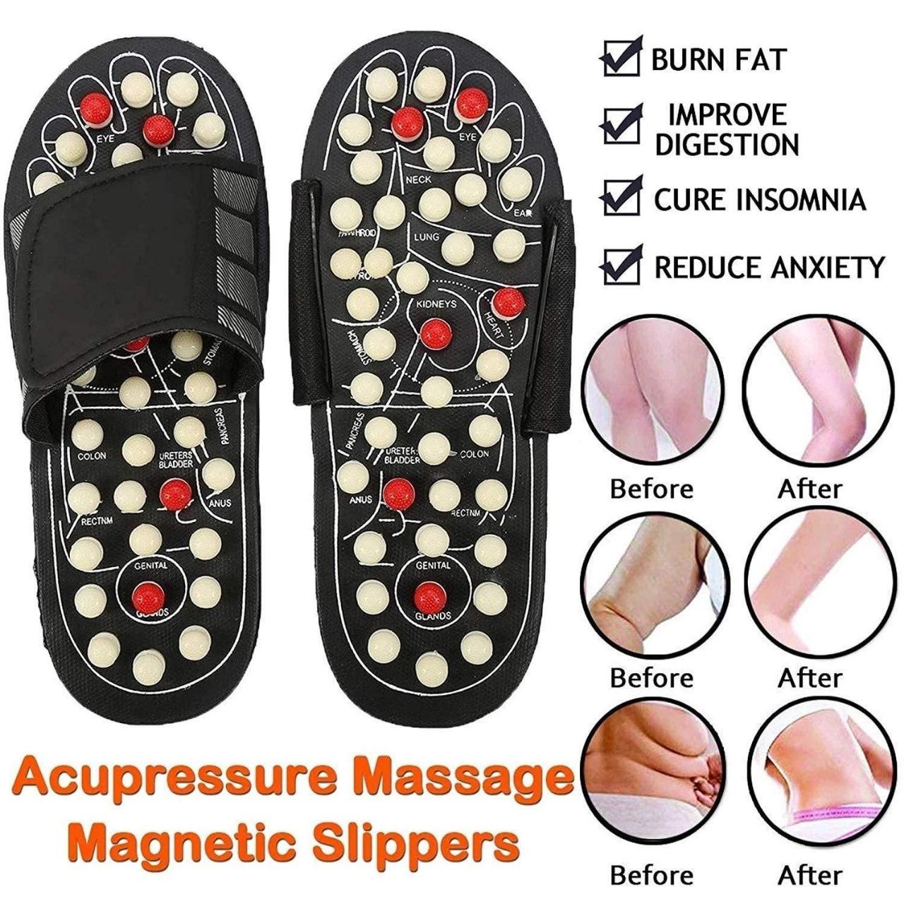 Acupressure and Magnetic Therapy Slippers